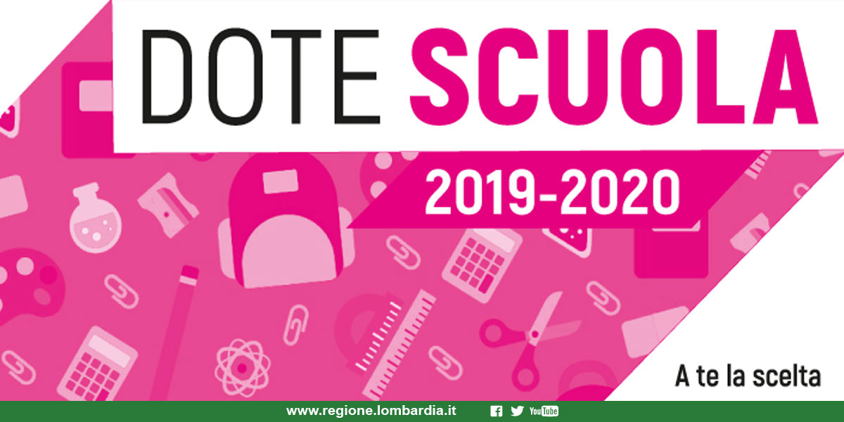DOTE SCUOLA_REGIONE LOMBARDIA 2019-2020